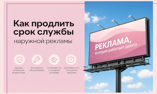 Как продлить срок службы наружной рекламы в Мегионе