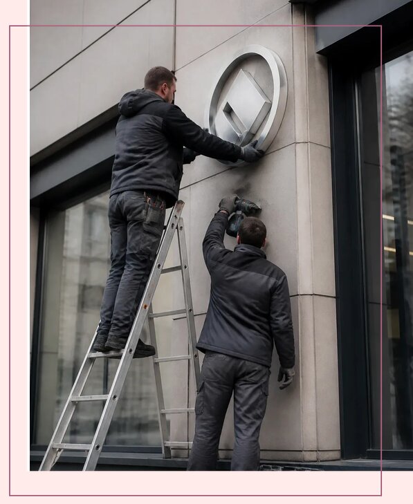 Изготовление вывесок с логотипом для бизнеса в Мегионе