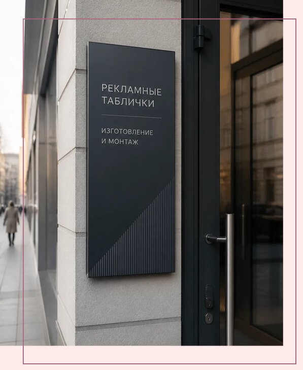 Рекламные таблички в Мегионе по цене от 4691 р. | Аванза-Мго