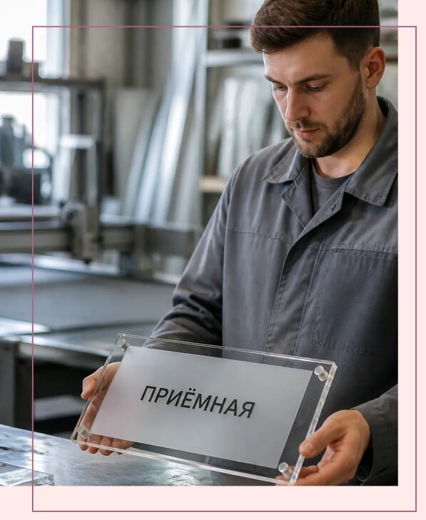 Таблички из оргстекла на заказ в Мегионе от 4066 р. | Аванза-Мго